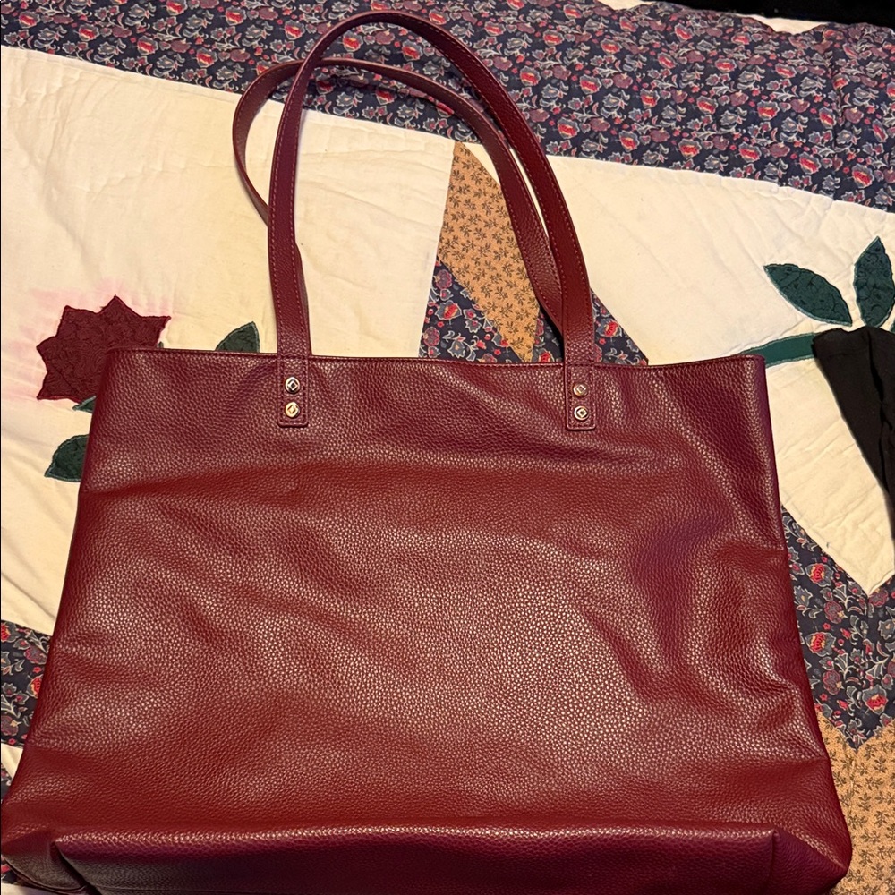 Thirty-One Burgundy Tote Bag